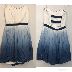 Heart cut shape dress.